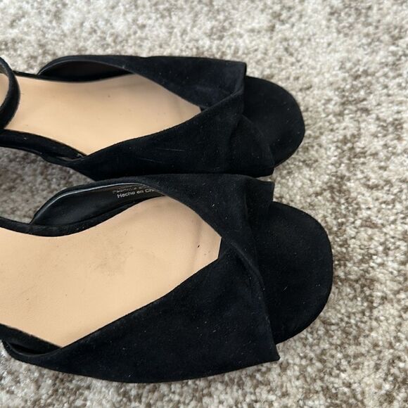 Free People Gisele Suede Twisted Sandals 37=6.5-7 - Picture 3 of 7
